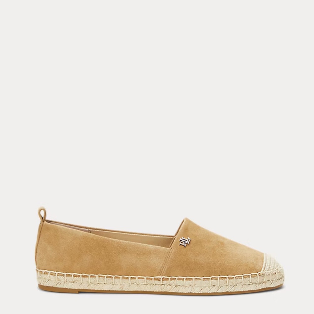 Ralph Lauren Cameryn III Leather Espadrilles – Tan – Size 8 – New ✨ - Picture 4 of 5